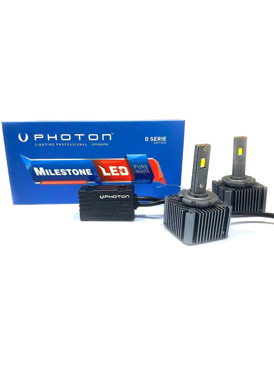 Photon Milestone D1S / D3S / D8S Balastsız LED Dönüşüm Seti (Direkt 12V) 14000 Lümen