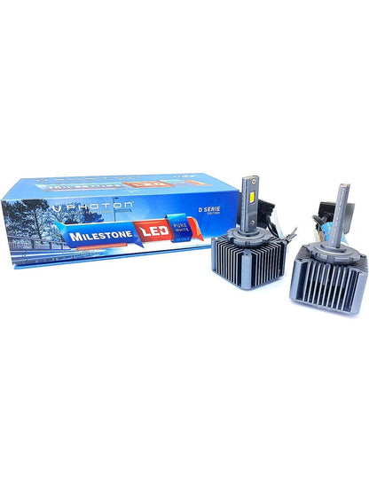 Photon Milestone D1S / D3S / D8S Balastsız LED Dönüşüm Seti (Direkt 12V) 14000 Lümen