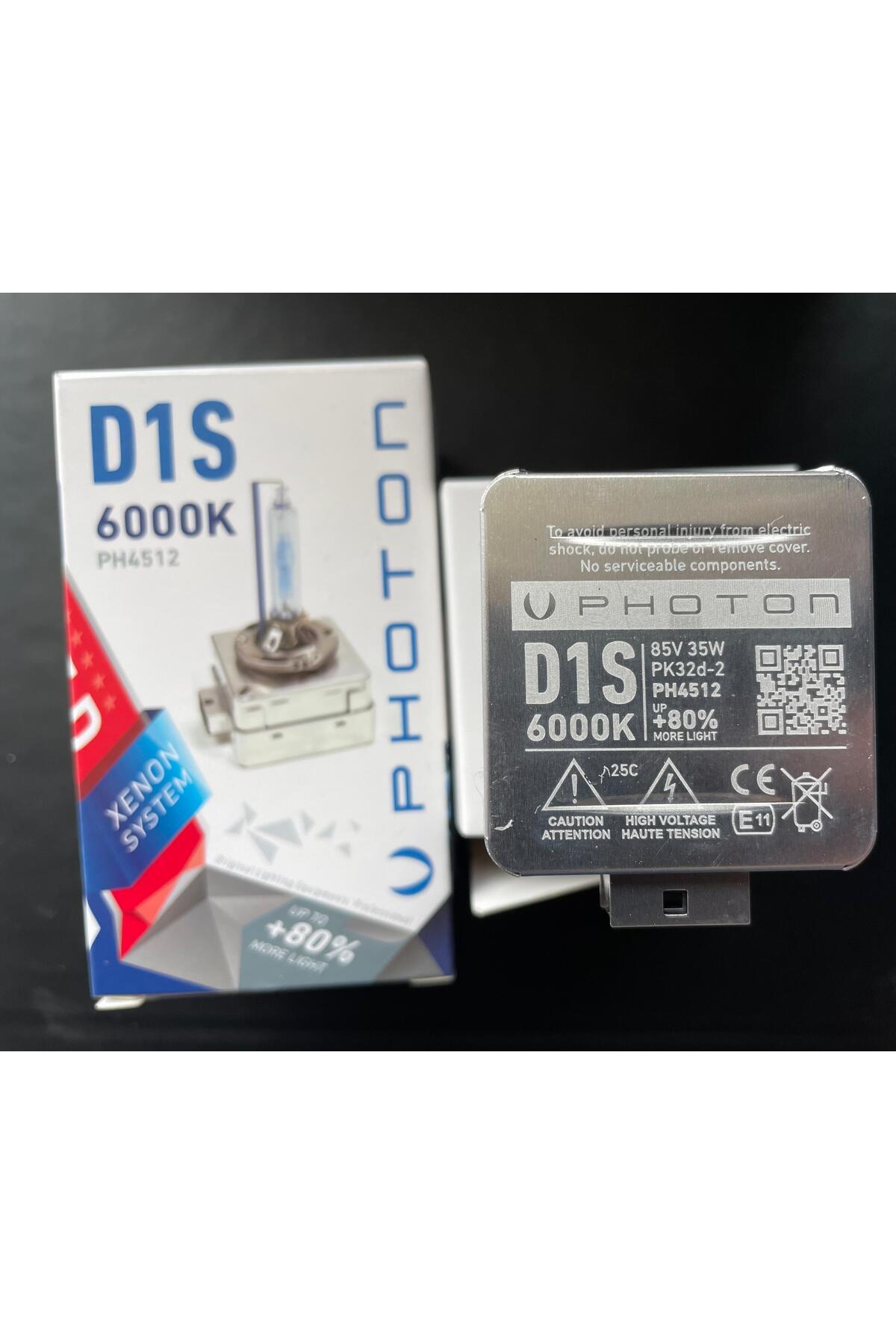Photon D1S Magna Edition Xenon Far Ampulü Yeni Versiyon (6000K Natural White / %80 Daha Fazla Işık) PH4512