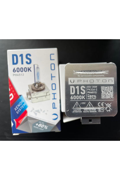 Photon D1S Magna Edition Xenon Far Ampulü Yeni Versiyon (6000K Natural White / %80 Daha Fazla Işık) PH4512