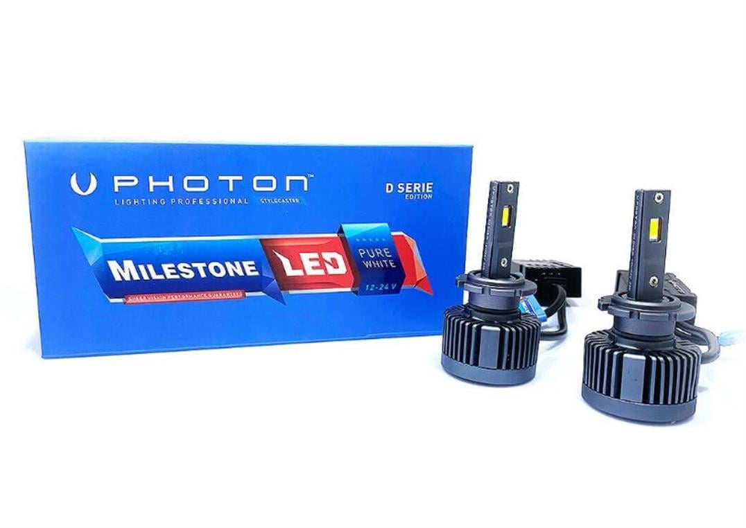 Photon Milestone D2S / D4S Balastsız LED Dönüşüm Seti (Direkt 12V) 14000 Lümen